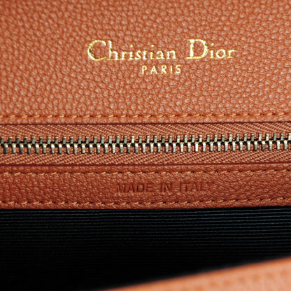 Christian Dior Grained Calfskin Medium Diorama Flap Bag Brown 6 of 7