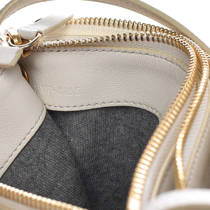 Celine Lambskin Small Trio Crossbody Bag White 10 of 22