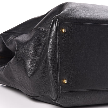 Chanel Caviar XL Weekender Bag Black 10 of 17