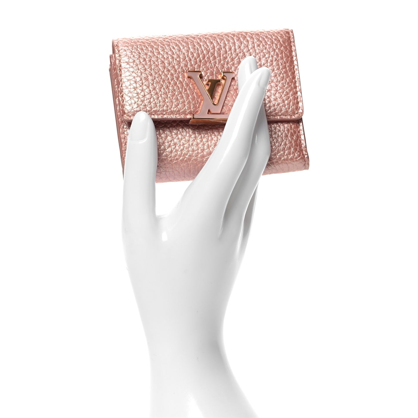 Taurillon Capucines XS Wallet Rose