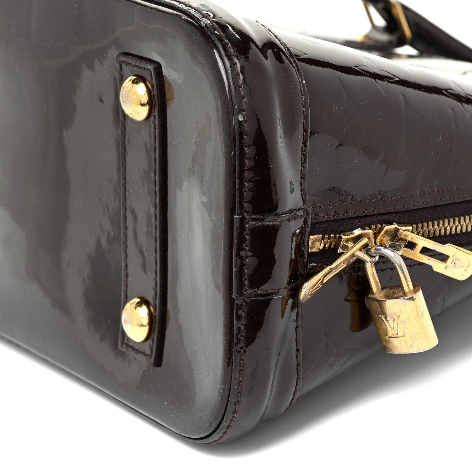 Louis Vuitton Vernis Alma PM Amarante 7 of 15