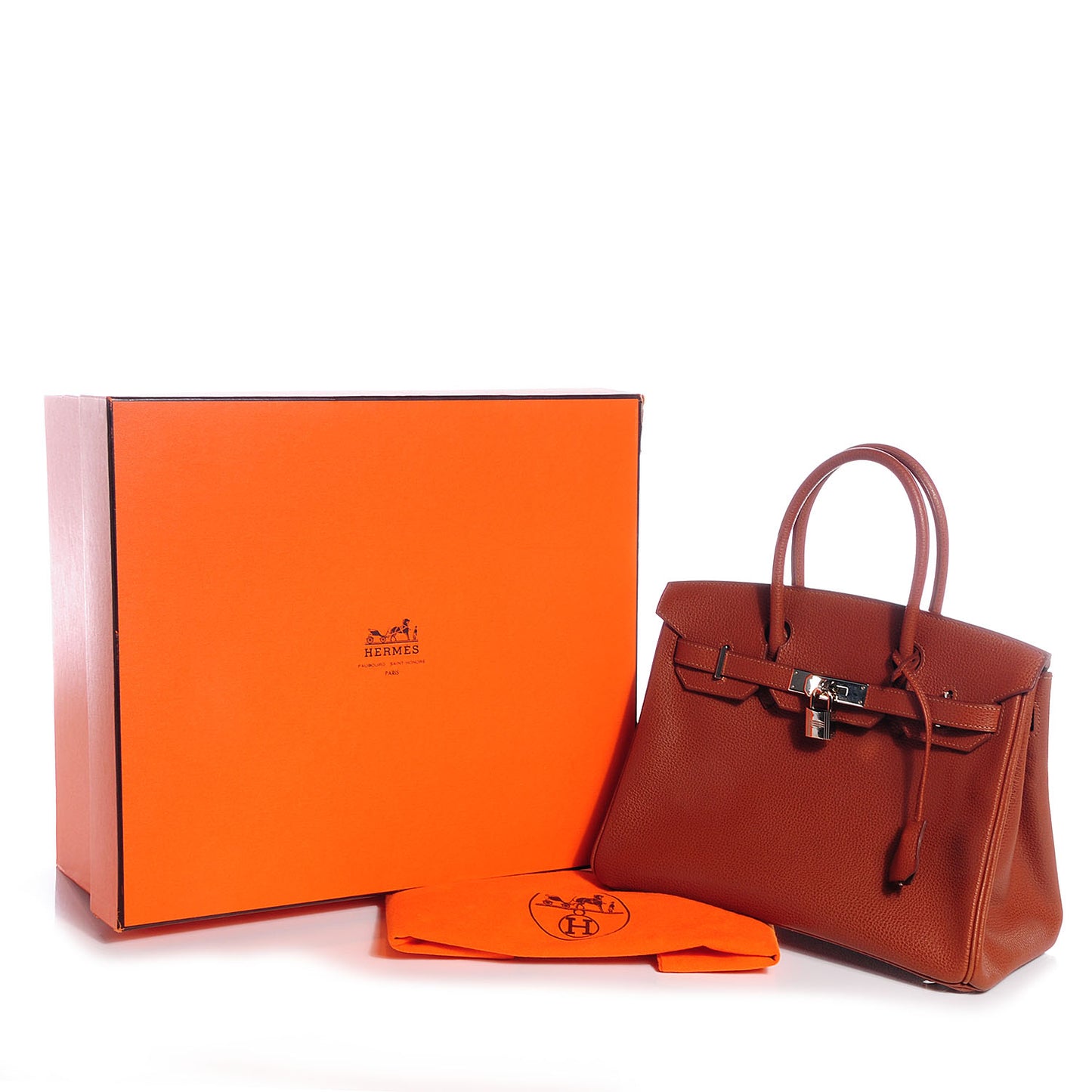 Vache Liegee Birkin 30 Noisette