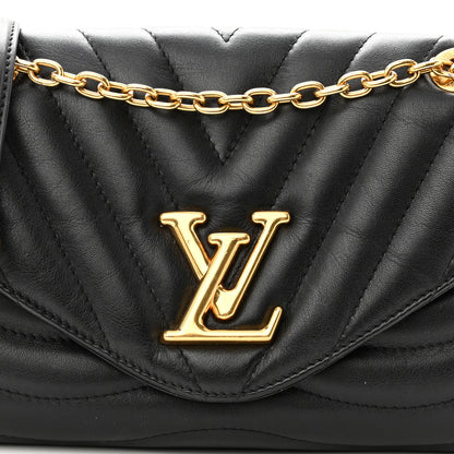Louis Vuitton Calfskin LV New Wave Chain Bag Black 7 of 11