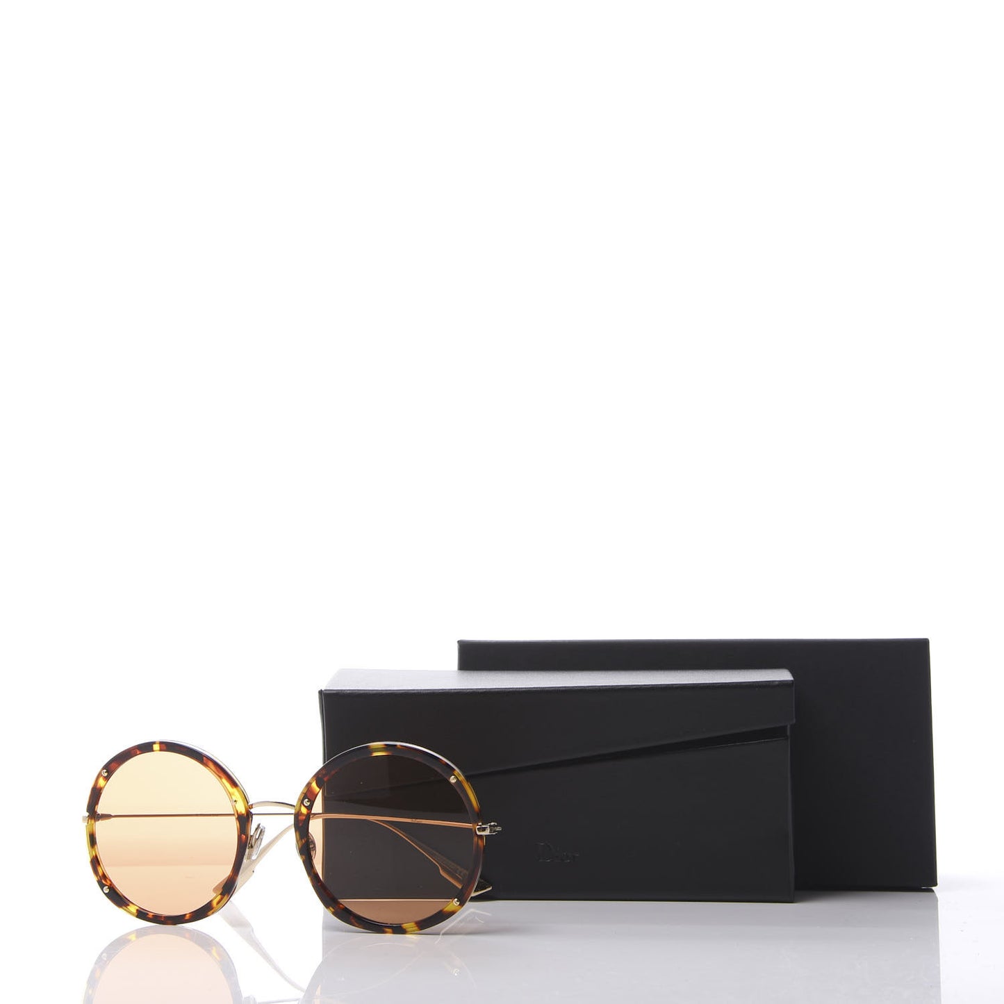 Hypnotic 1 Round Sunglasses Havana Orange