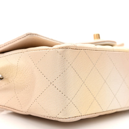 Chanel Metallic Goatskin Quilted Mini Rectangular Flap Gold 9 of 11