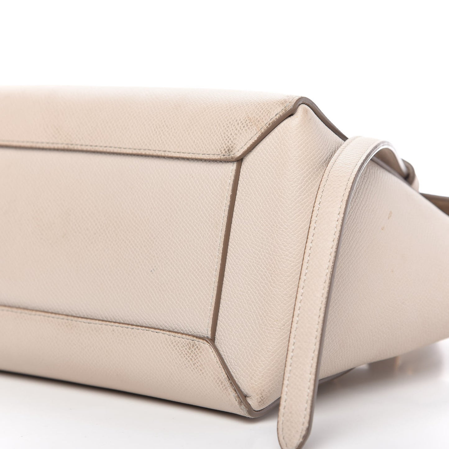 Grained Calfskin Micro Belt Bag Linen