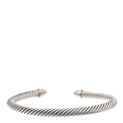 David Yurman 18K Yellow Gold 4mm Cablespira Bracelet 9 of 10
