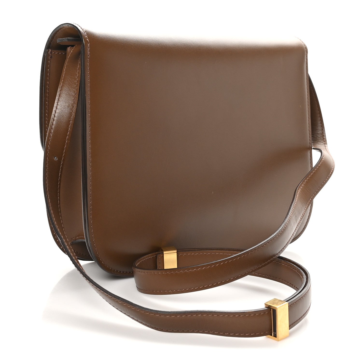 Celine Box Calfskin Medium Classic Box Flap Bag Taupe 3 of 9