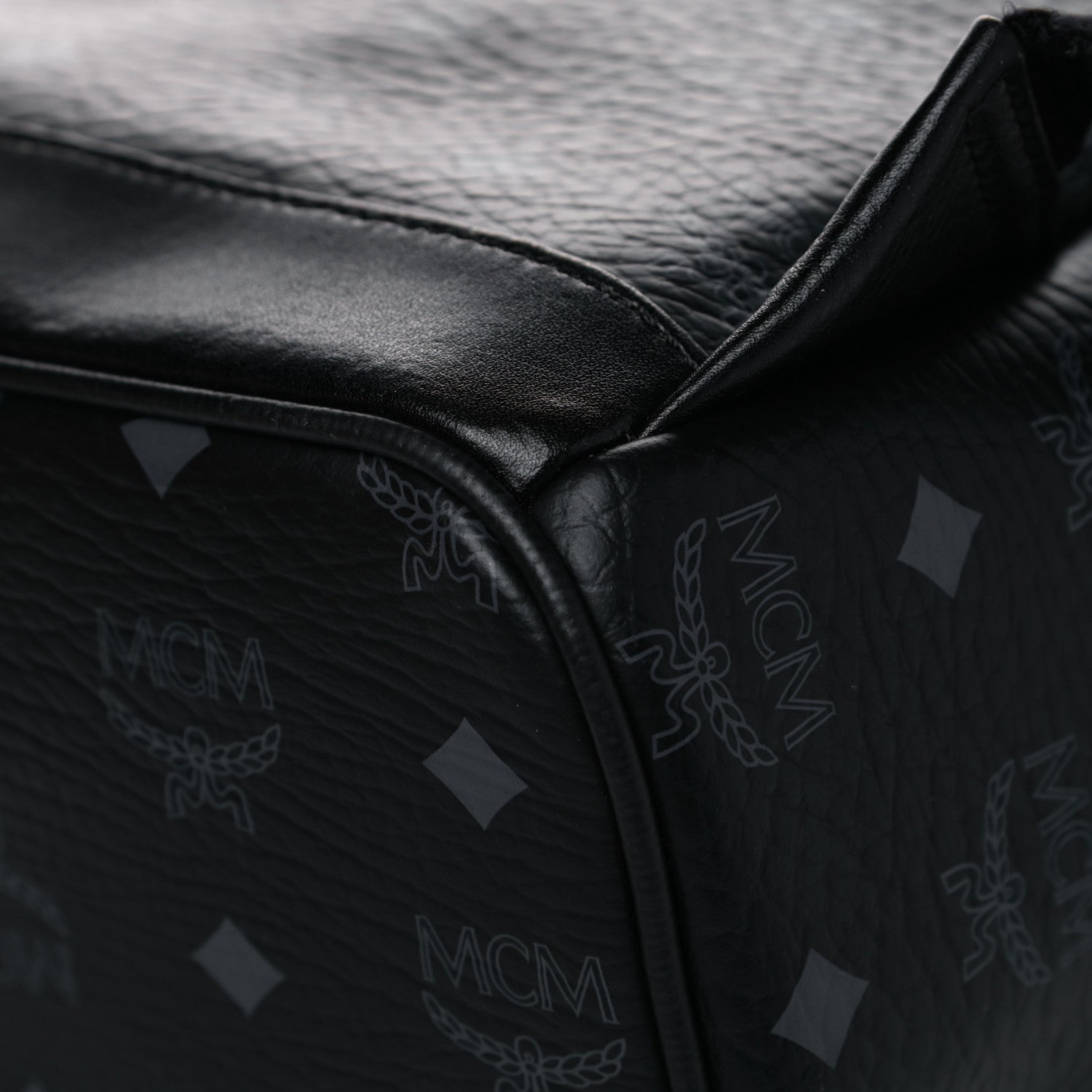 MCM Visetos Studded Small Dual Stark Backpack Black 13 of 13