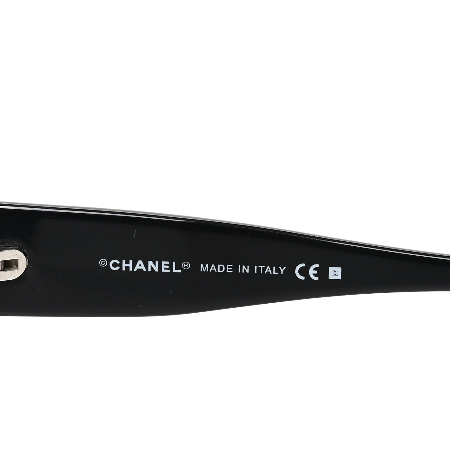 Crystal CC Logo Sunglasses 5095-B Black