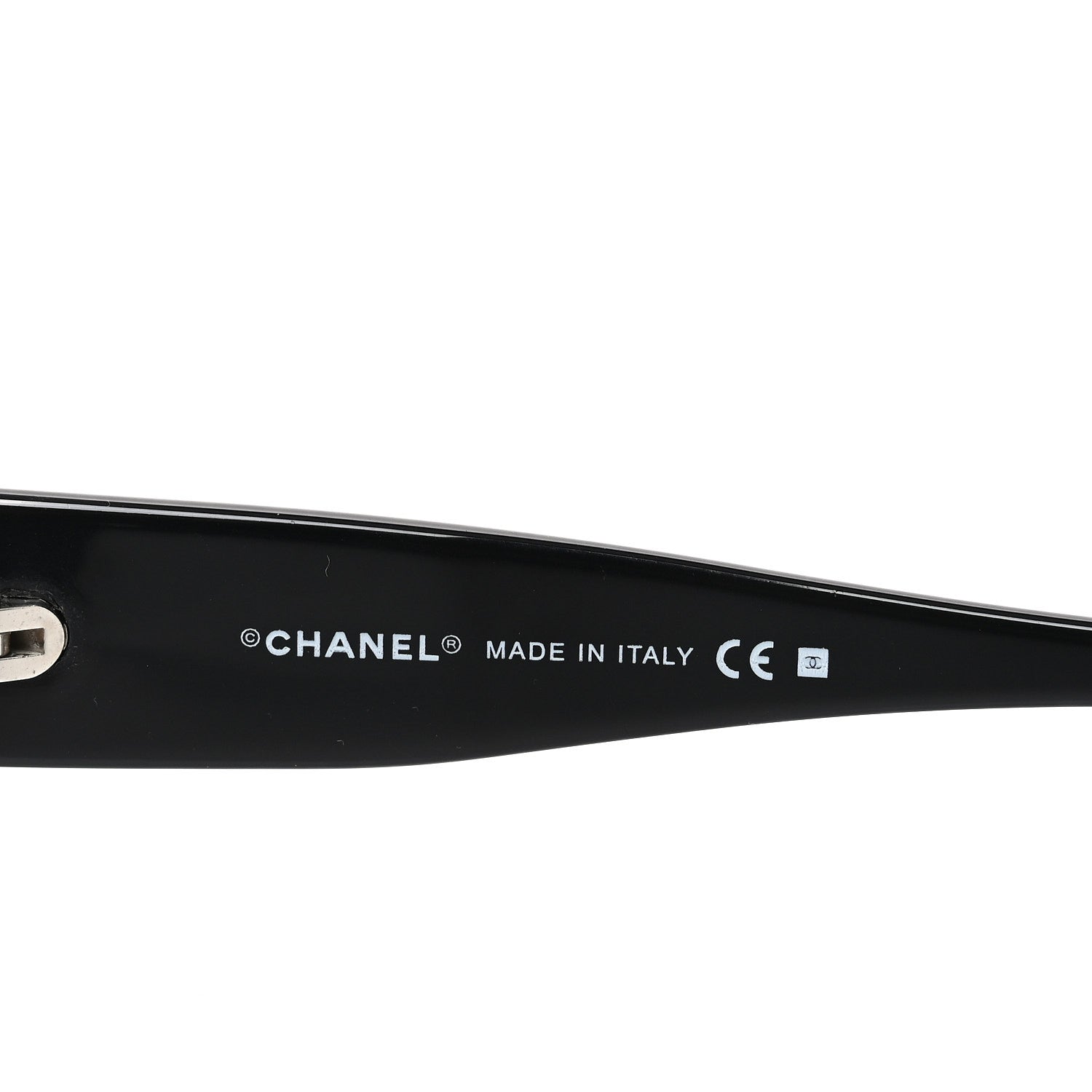 Chanel Crystal CC Logo Sunglasses 5095-B Black 5 of 7