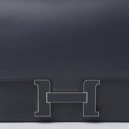Hermes Veau Sombrero Constance Cartable 29 Bleu Obscur 21 of 30