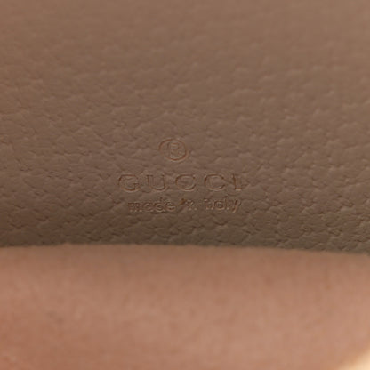 Gucci GG Supreme Monogram Textured Dollar Calfskin Web Mini Ophidia Half Moon Hobo Beige Ebony Mystic White 6 of 12