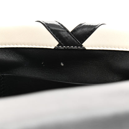 Valentino Garavani Nappa Large Roman Stud Shoulder Bag Ivory Black 12 of 13