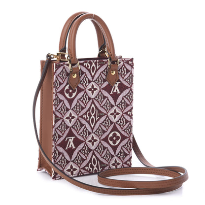 Louis Vuitton Jacquard Since 1854 Petit Sac Plat Bordeaux 4 of 10