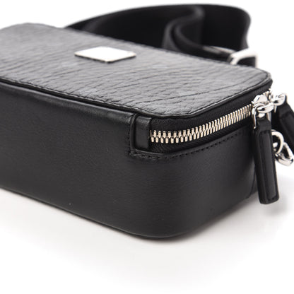 MCM Visetos Double Zip Camera Bag Black 7 of 9