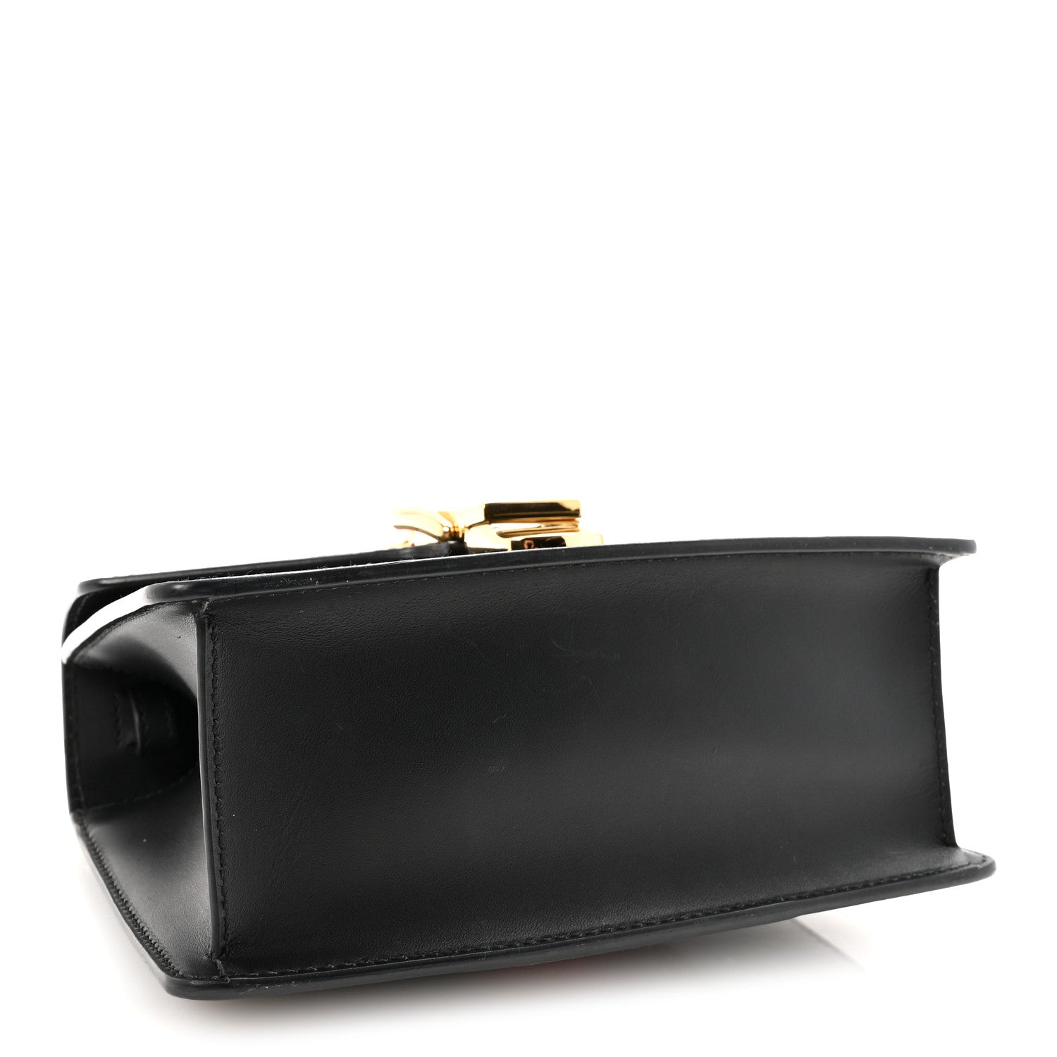 Gucci Calfskin Mini Sylvie Top Handle Bag Black 4 of 10