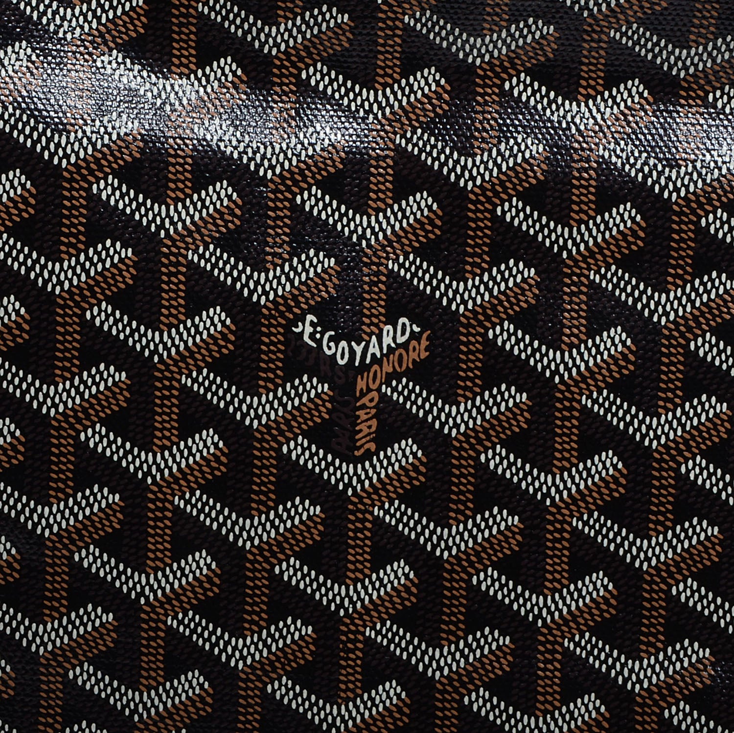 Goyard Goyardine Saint Louis GM Black Gold 10 of 10