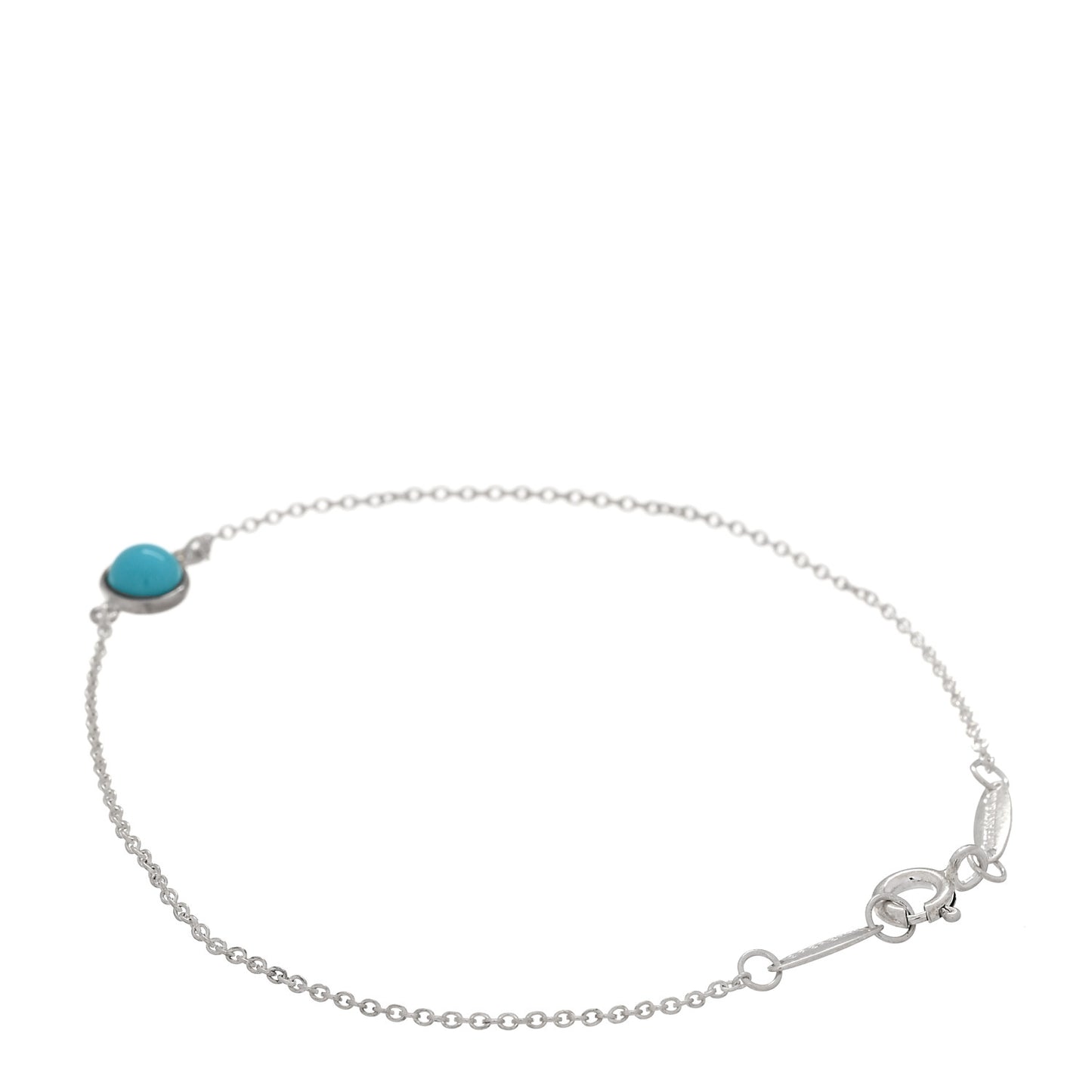Sterling Silver Turquoise Elsa Peretti Color By The Yard Bracelet
