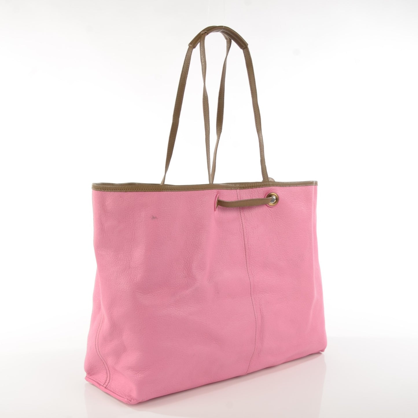 Calfskin Large Neo Double Reversible Tote Camel