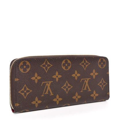 Louis Vuitton Monogram Clemence Wallet Fuchsia 3 of 7