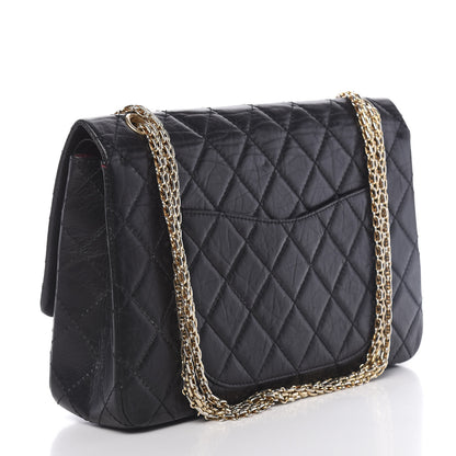 Chanel Aged Calfskin Quilted 2.55 Reissue 227 Flap Black 3 of 13