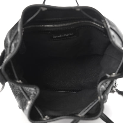 Balenciaga Agneau Arena Le Cagole Bucket Bag XS Black 5 of 10