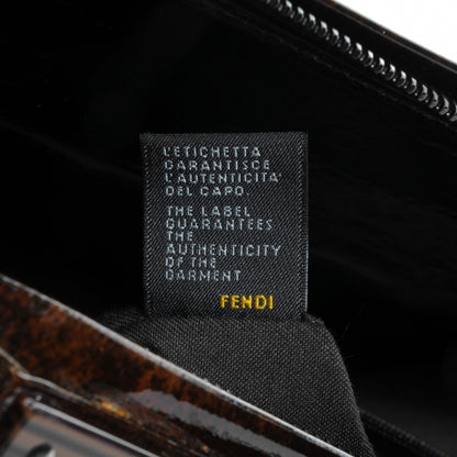 Fendi Patent To You Convertible Clutch Brown 8 of 8