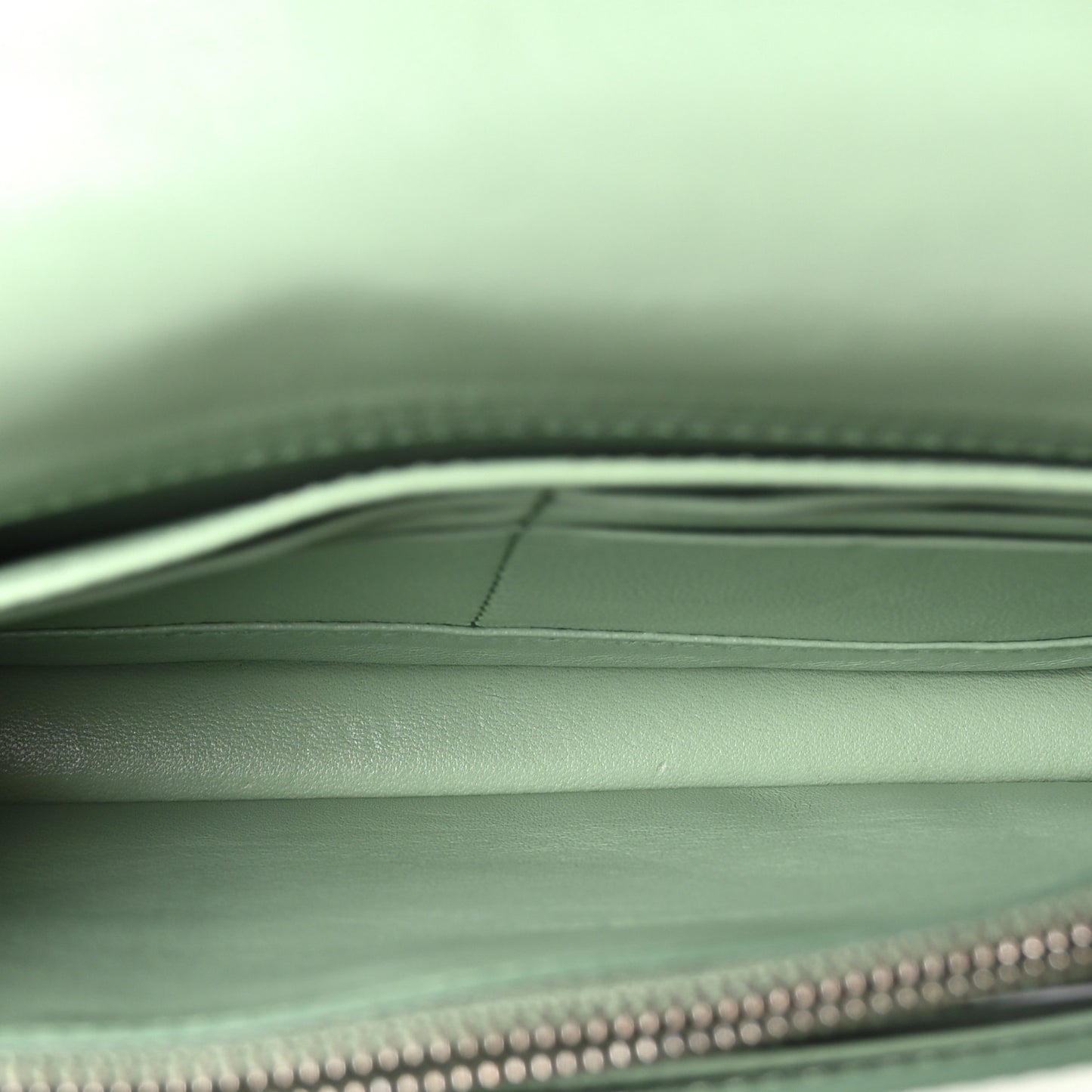Saffiano Lux Metal Flap Wallet Acquamarina