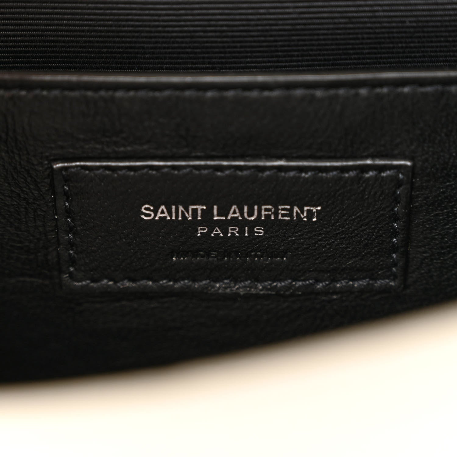Saint Laurent Calfskin Crocodile Embossed Small Classic Monogram Kate Tassel Satchel Blanc Vintage 6 of 10
