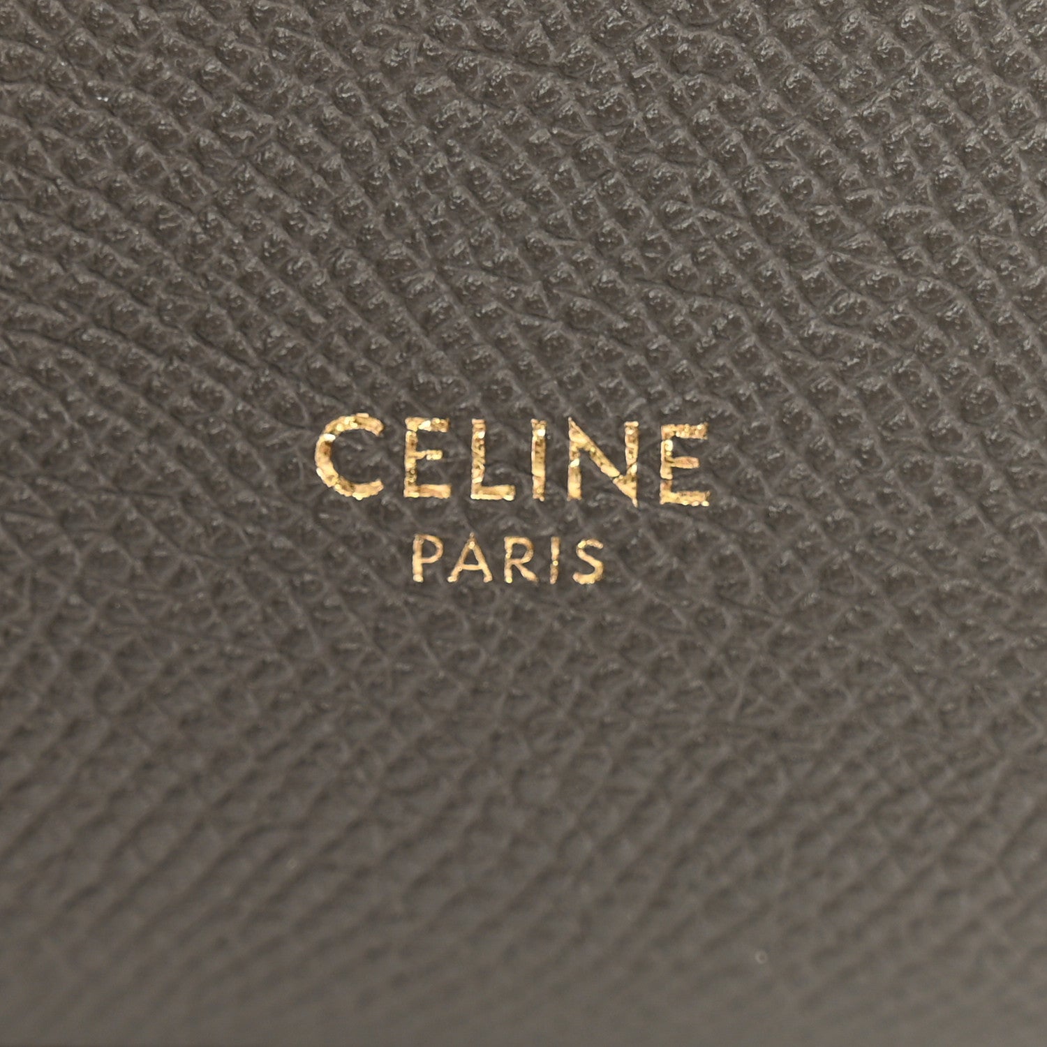 Celine Grained Calfskin Nano Belt Bag Grey 6 of 12