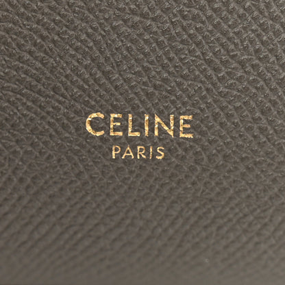 Celine Grained Calfskin Nano Belt Bag Grey 6 of 12