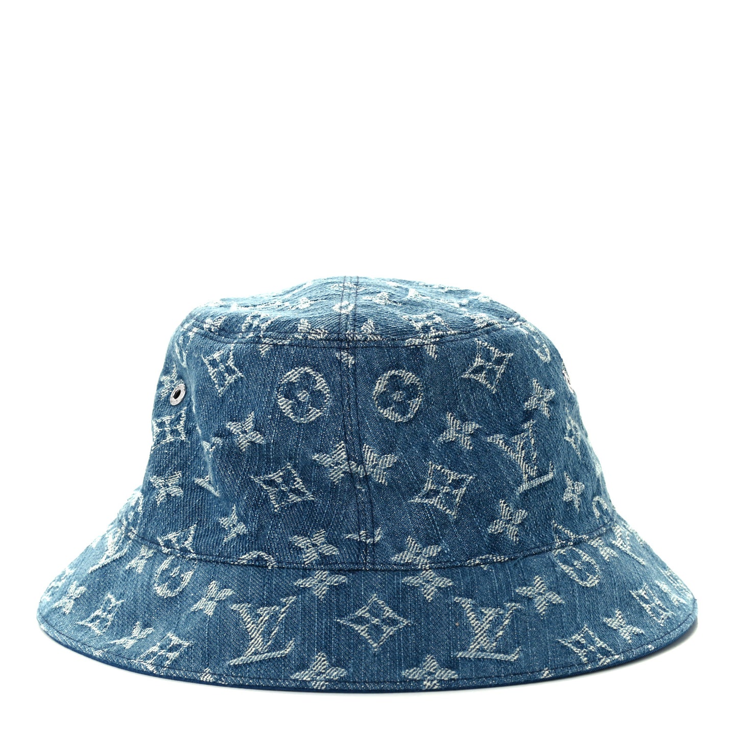 Monogram Denim Transformable Bob Bucket Hat 58 Blue