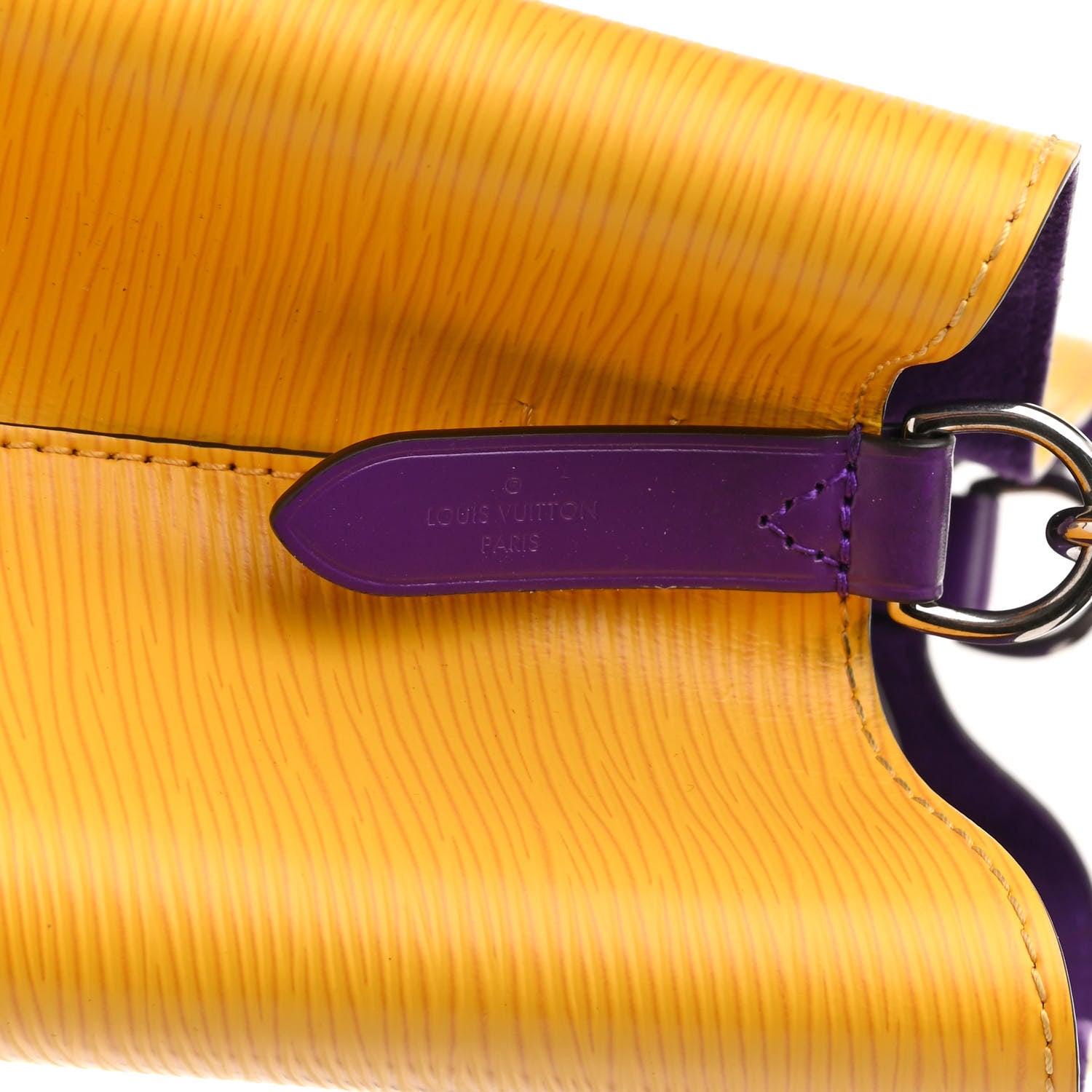 Louis Vuitton Epi NeoNoe MM Citron Violet 6 of 11