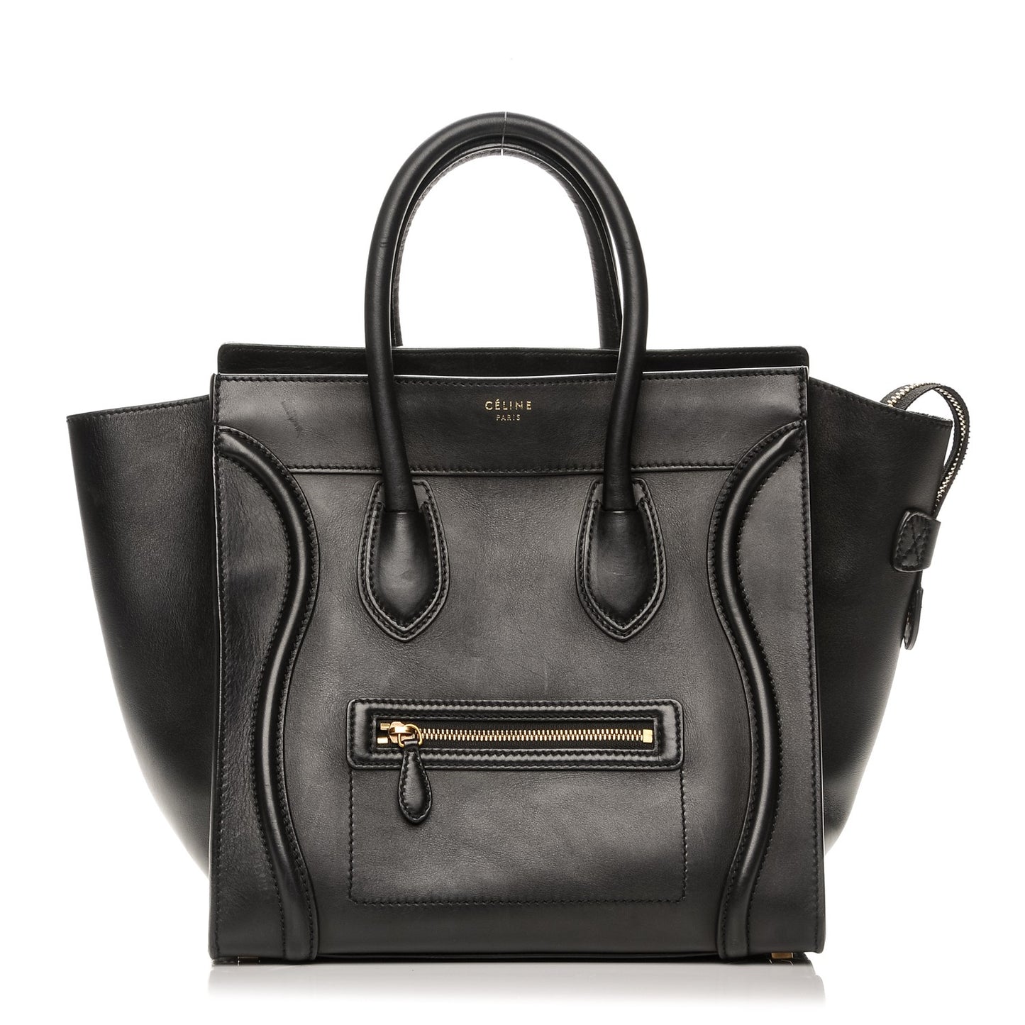 Smooth Calfskin Mini Luggage Black