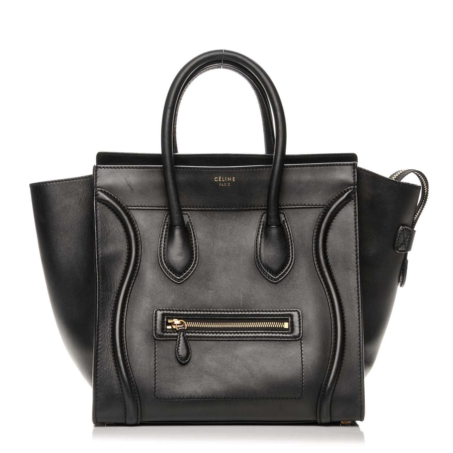 Celine Smooth Calfskin Mini Luggage Black 1 of 6