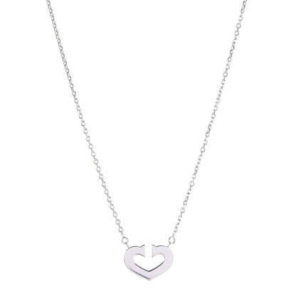 Cartier 18K White Gold Medium Hearts and Symbols Necklace 1 of 6
