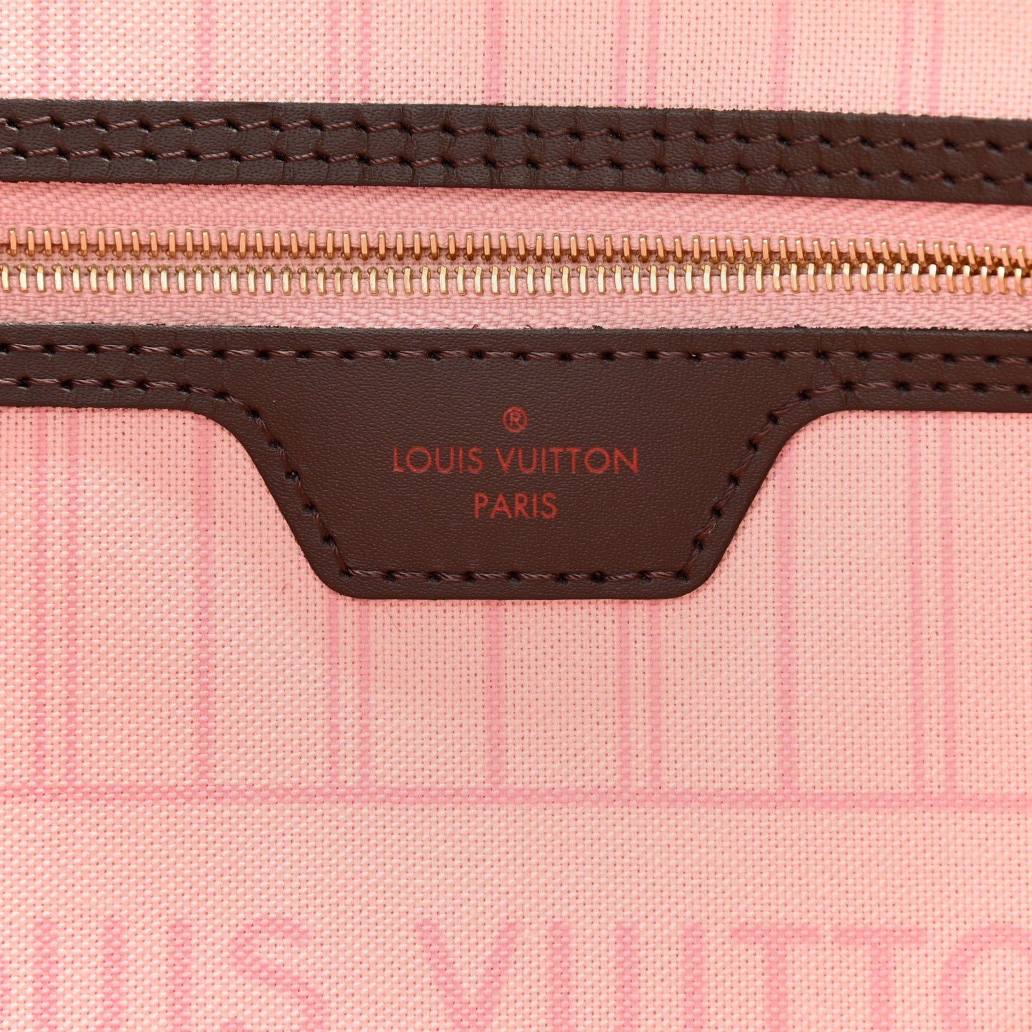 Damier Ebene Neo Neverfull MM Rose Ballerine