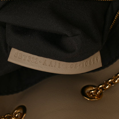 Fendi Vitello Grace King Karligraphy Chain Bucket Bag Nuvola Praline 8 of 18