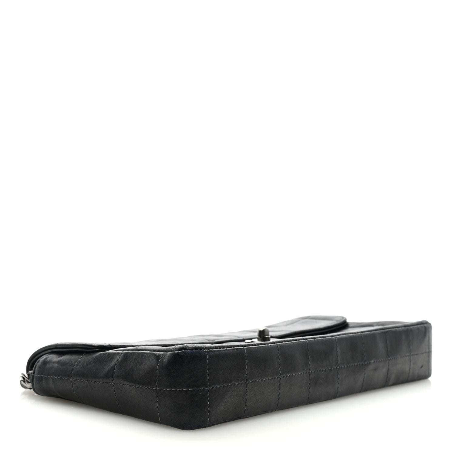 Chanel Lambskin East West Chocolate Bar Flap Black 4 of 9