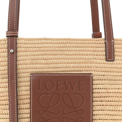 Loewe Raffia Small Square Basket Tote Bag Natural Tan 7 of 9