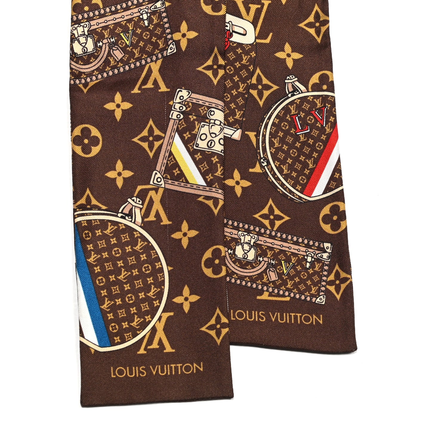 Silk Monogram Trunks Bandeau
