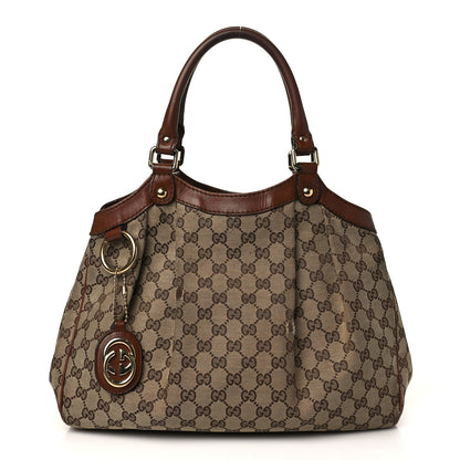 Gucci Monogram Medium Sukey Tote Brown 1 of 16