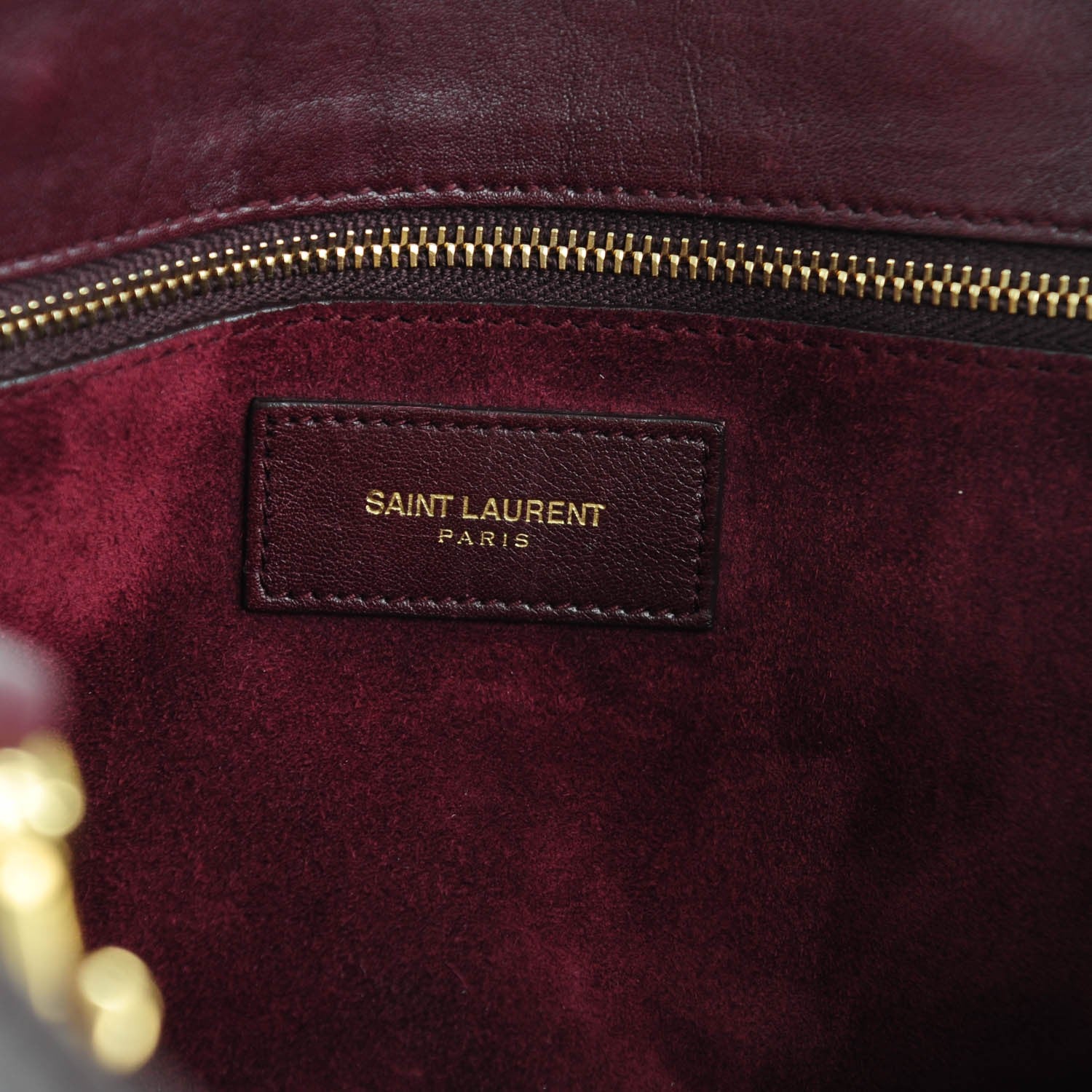 Saint Laurent Calfskin Small Sac De Jour Bordeaux 6 of 7