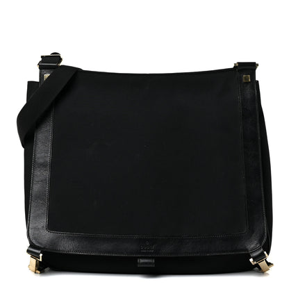 Gucci Canvas Messenger Bag Black 1 of 28