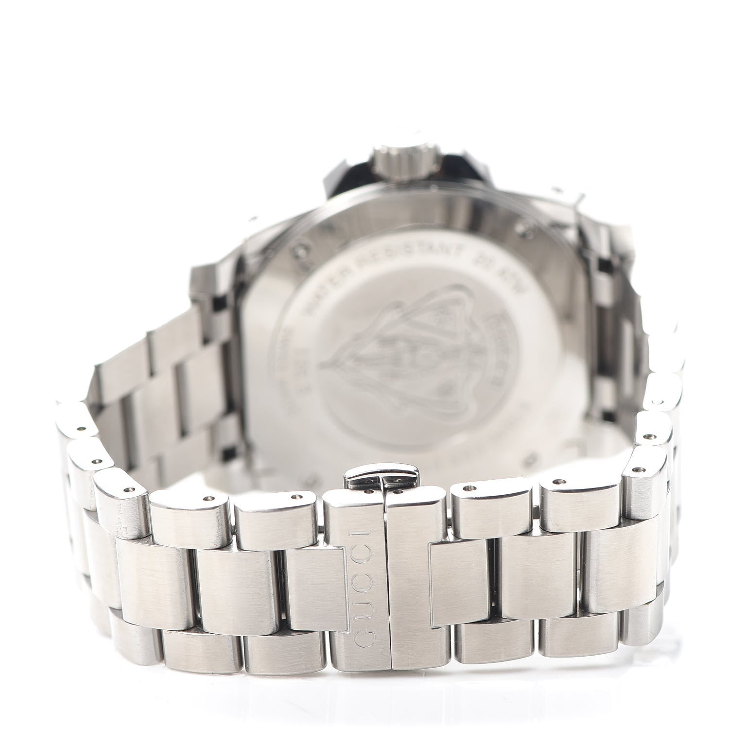 Gucci Stainless Steel 40mm Dive Quartz Watch White 3 of 6