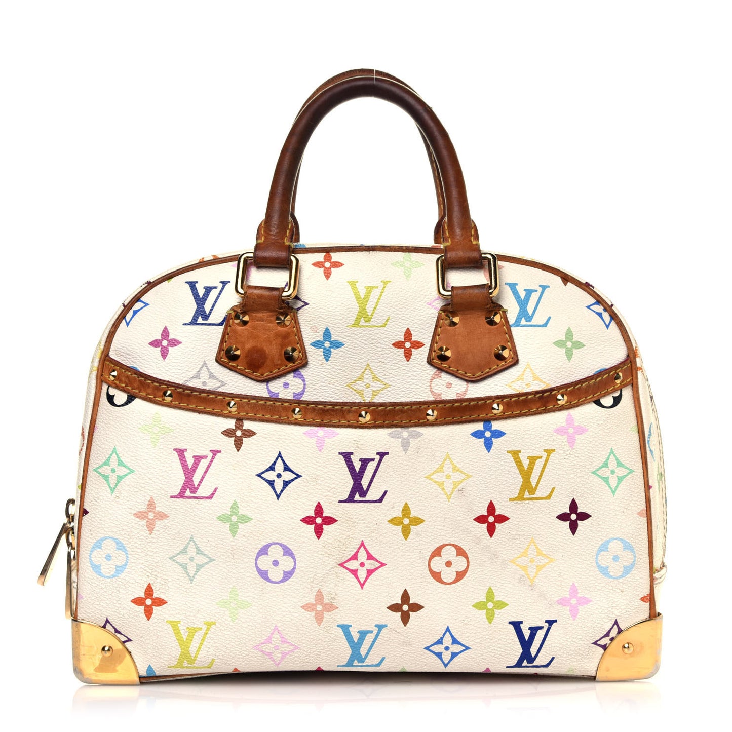 Monogram Multicolor Trouville White