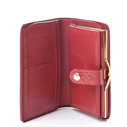 Louis Vuitton Vernis French Purse Wallet Pomme d'Amour 5 of 11