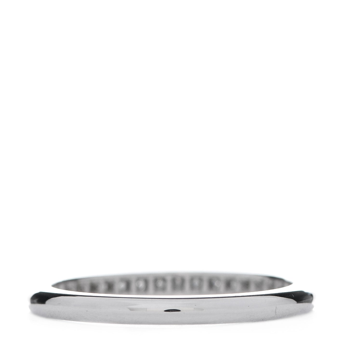 Platinum Diamond .17ctw Soleste Half Circle Band Ring 52 6