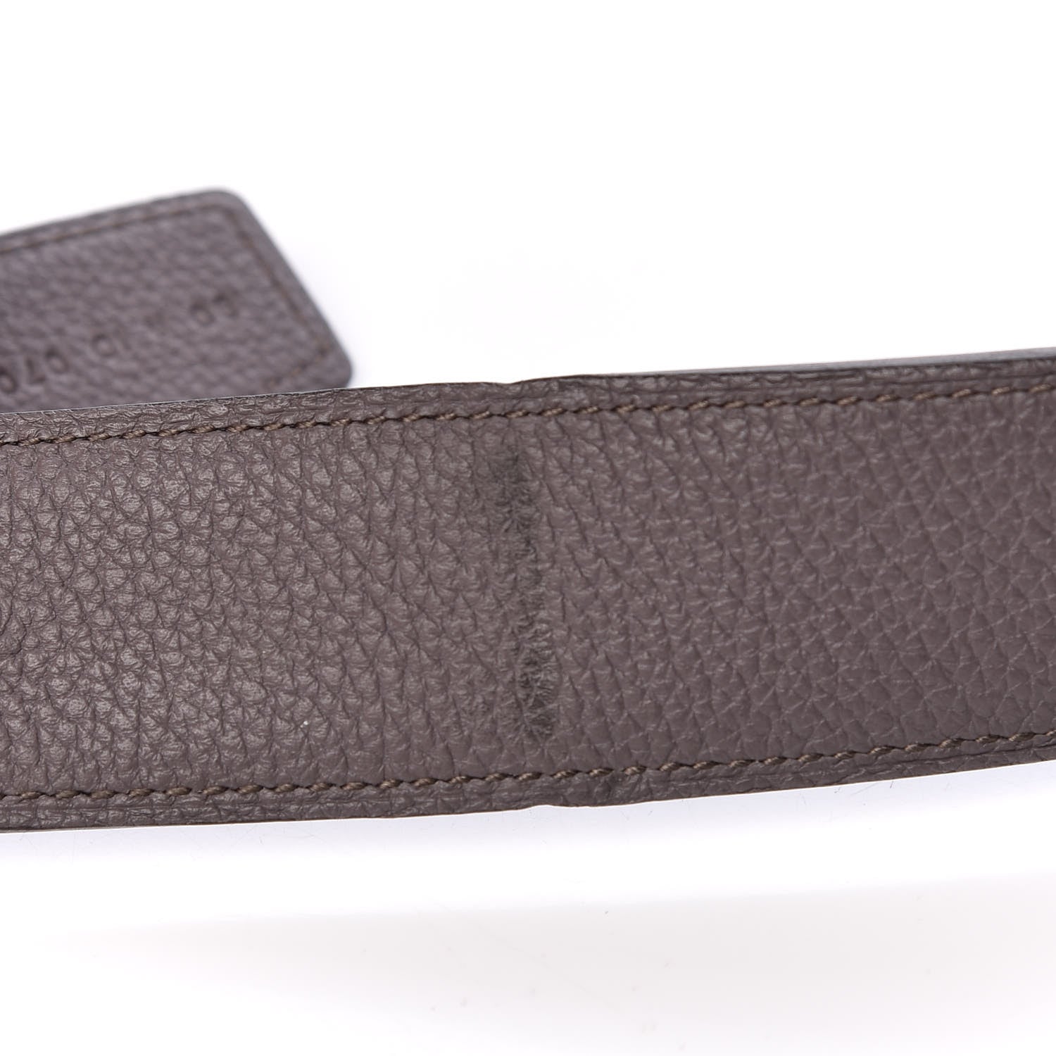 Hermes Box Togo 32mm Belt Strap 80 Black Etain 6 of 11